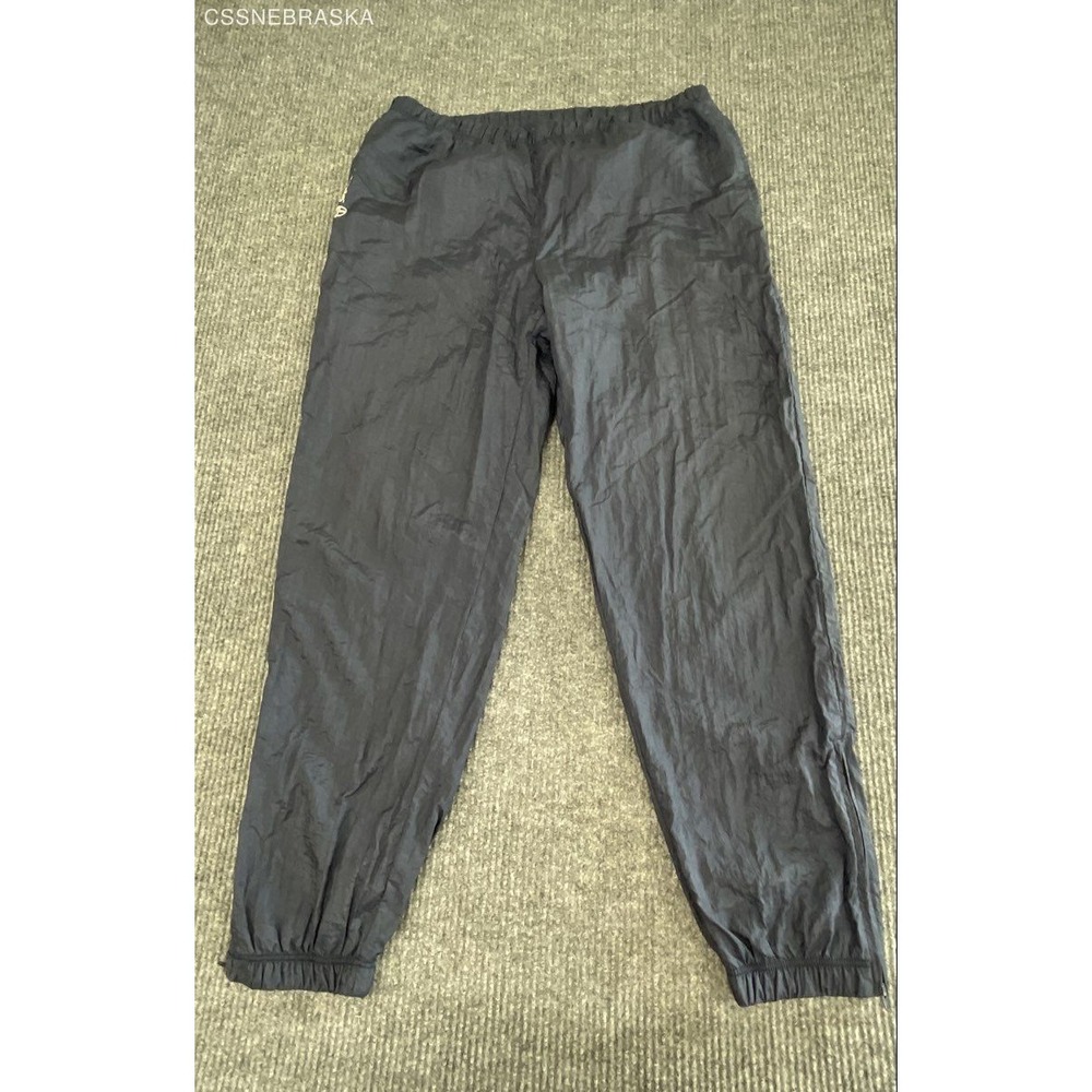 Sergio Tacchini Blue Vtg 90's Men's Nylon Windbreaker Track‎ Pants Lined Size 38